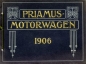 Preview: Priamus Motorwagen Modellprogramm 1906 (S0091)